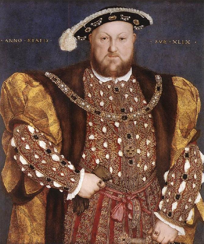 HOLBEIN, Hans the Younger Portrait of Henry VIII dg Sweden oil painting art